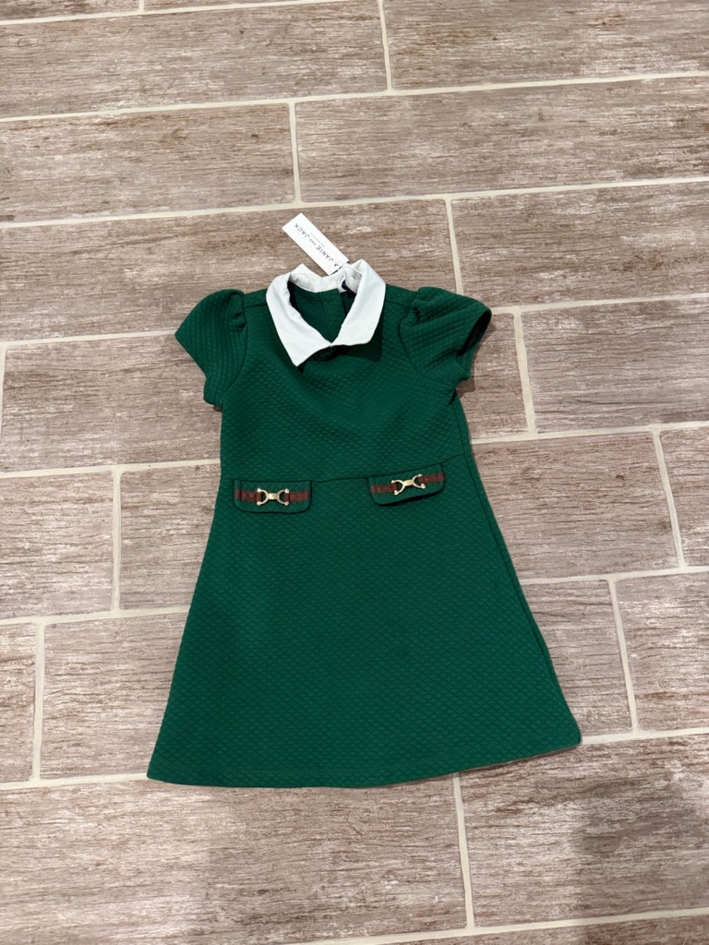 Janie and Jack The Quilted Bridle Bit Dress